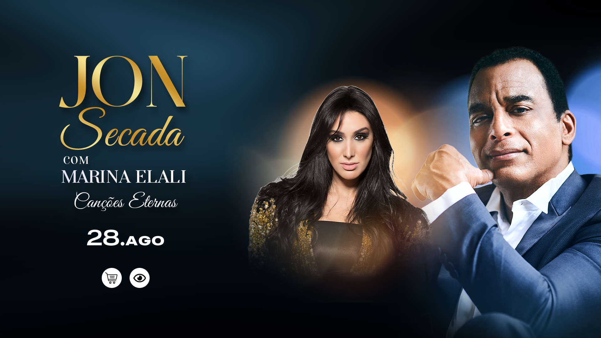 JON SECADA COM MARINA ELALI