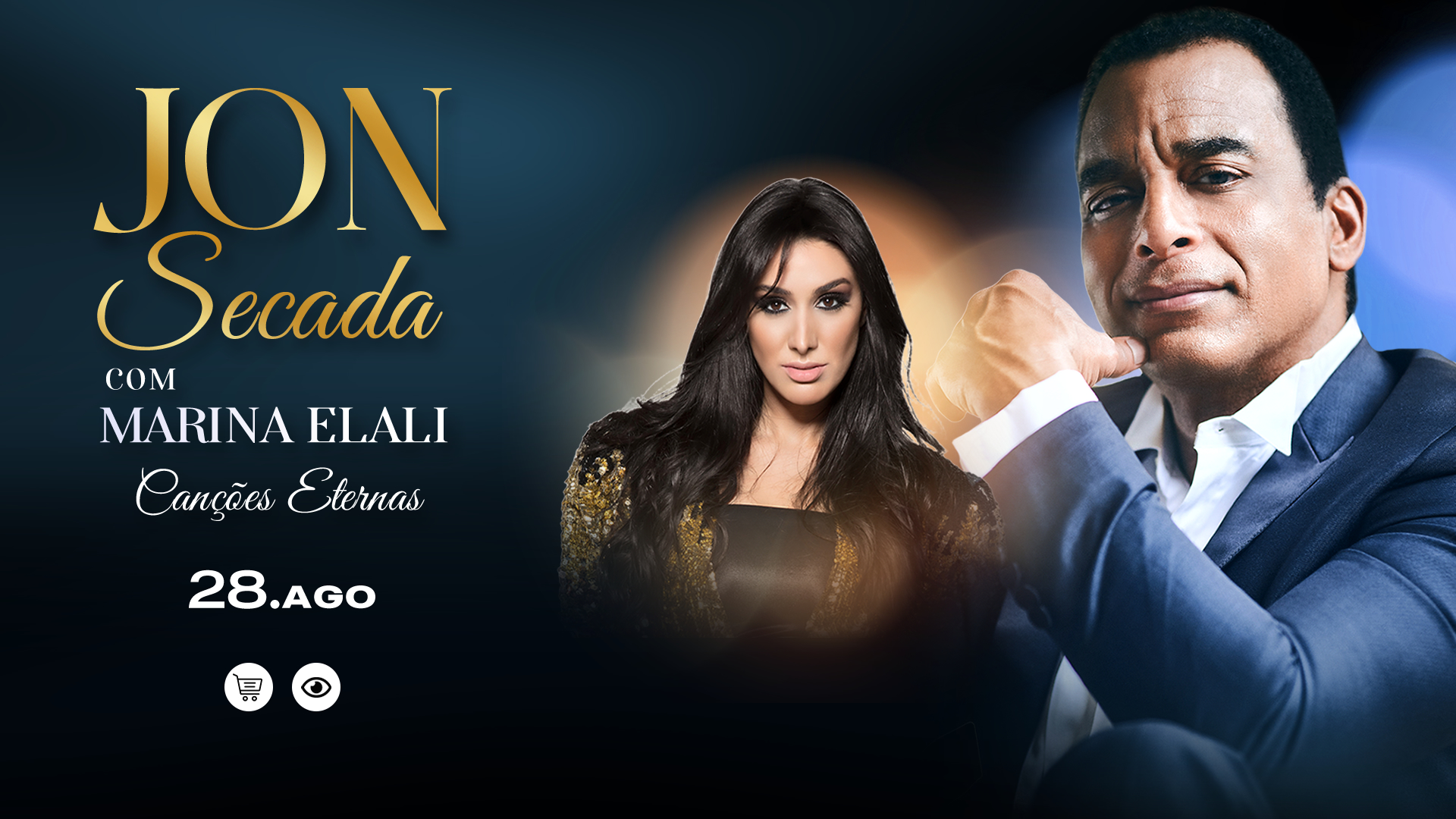 JON SECADA COM MARINA ELALI
